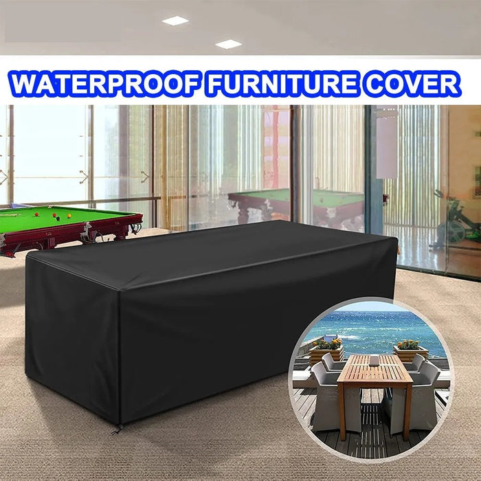 Large Size Oxford Cloth For Rattan Table Cube Chair Sofa Waterproof Rain Garden Patio Protective Dustproof Cover