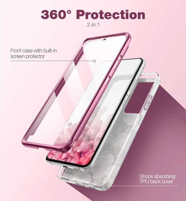 S21 Ultra Case With S Pen Holder Screen Protector Shockproof Dual Layer Protection