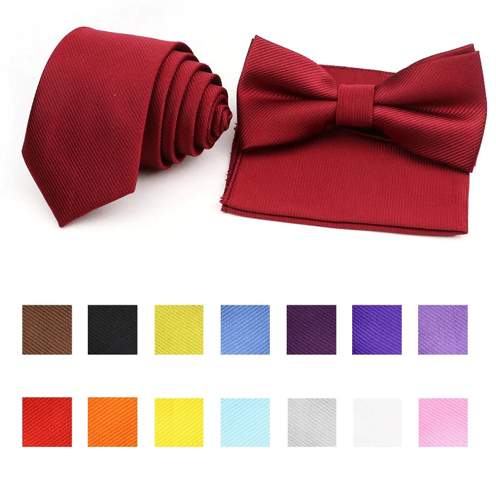 Classic Striped Tie Set For Business And Weddings