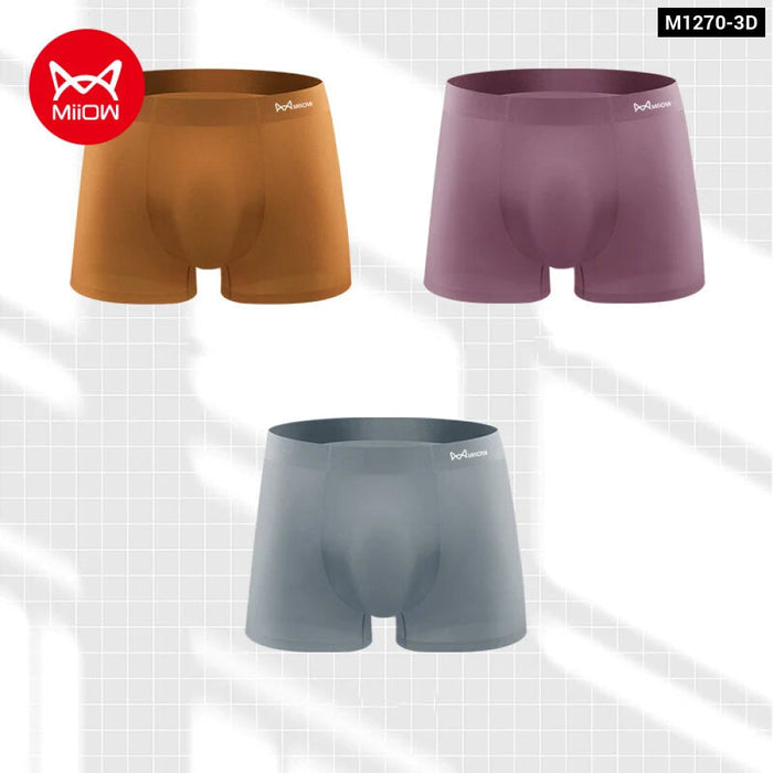 Pack Of 3 Ice Silk Mens Boxers