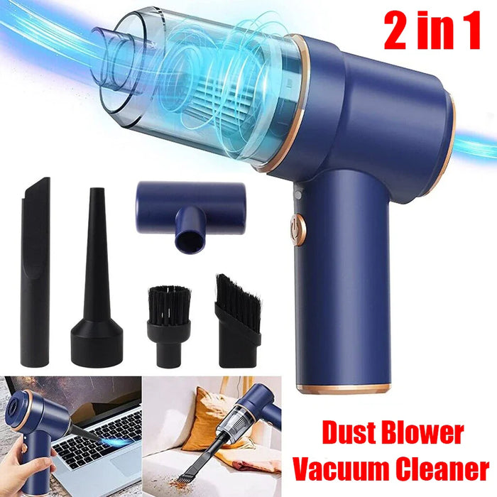 Portable Cordless Air Duster And Vacuum