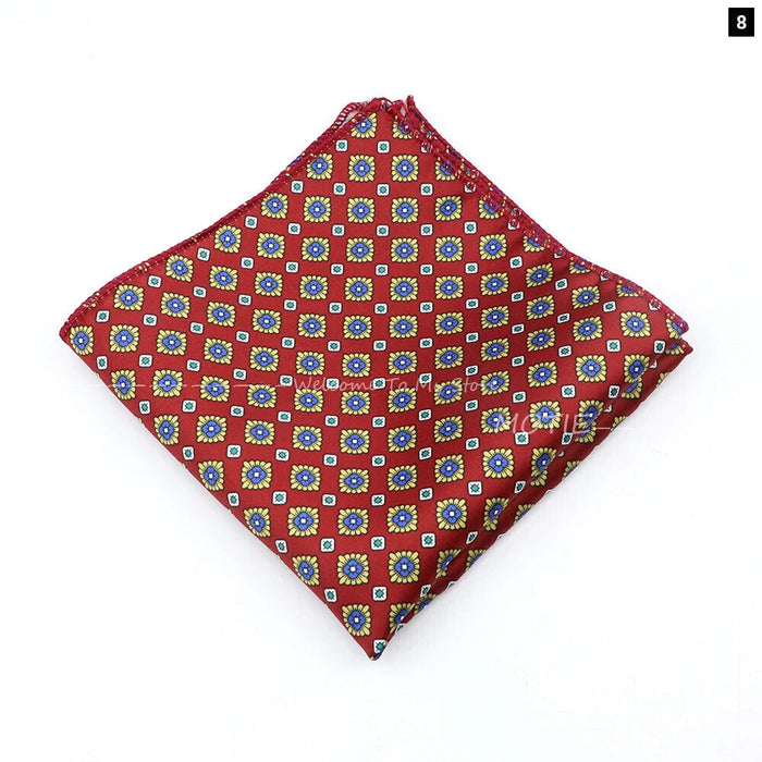 Paisley Pocket Square For Weddings And Daily Wear