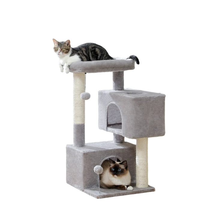 80Cm Cat Tower Double Condo Perch