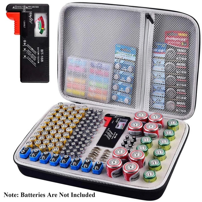 225 Battery Organizer Tester Storage Box