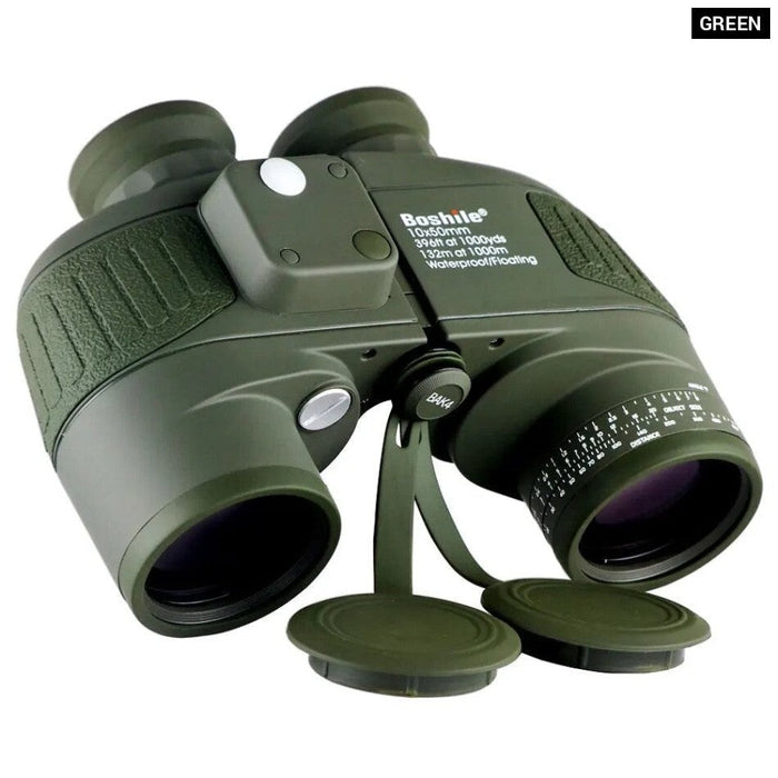 10X50 Navy Compass Rangefinder Waterproof Telescope Binoculars And Fully Multi Coated Lens Bak4
