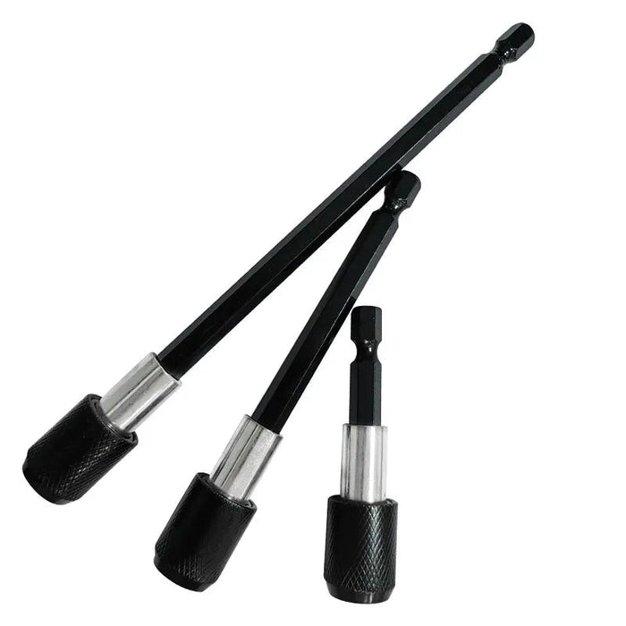 3 Pc Hexagonal Quick Release Self-locking Electric Drill Screwdriver Extension Rod