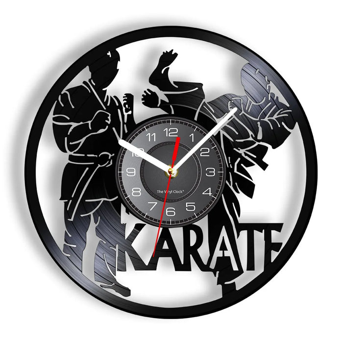 Vintage Karate Wall Clock