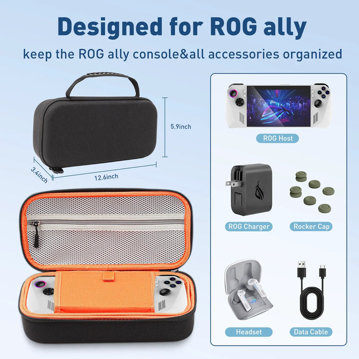 Rog Ally Double Layer Carrying Case