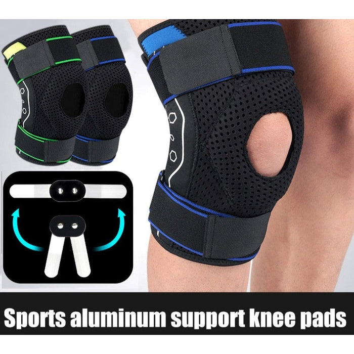 Hinged Knee Support Brace With Side Stabilizer & Eva Pads