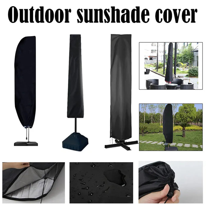 Waterproof Cover Outdoor Sunshade Umbrella Cover Garden Weatherproof Patio Cantilever Parasol Rain Cover