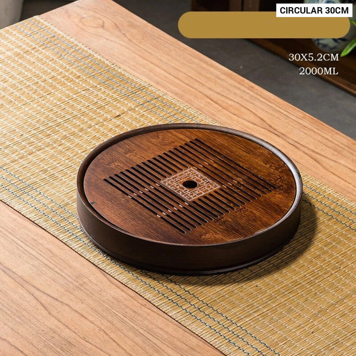 Bamboo Tray For Serving Beverages