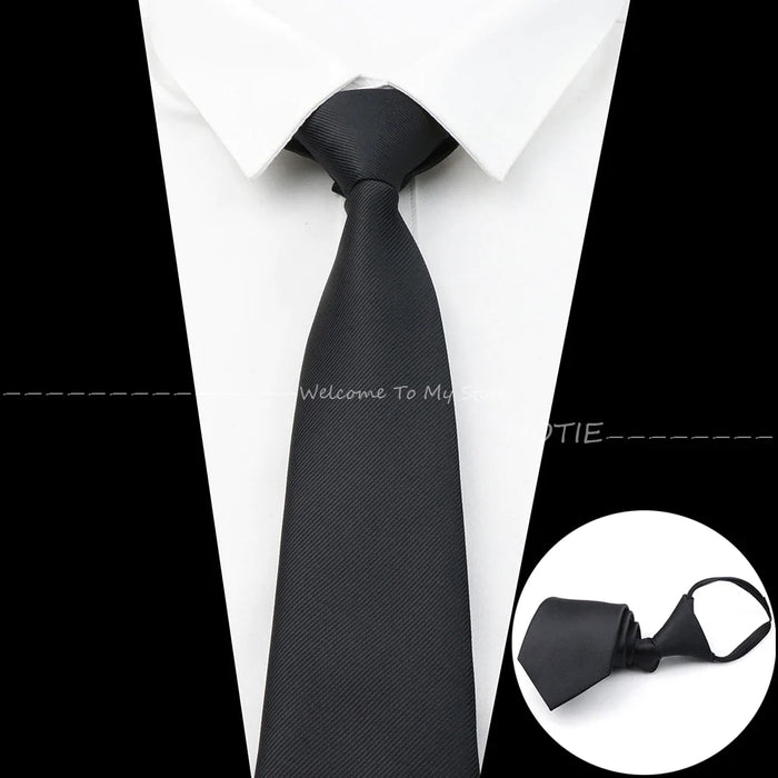 Bold Striped Zipper Tie For Daily Wear And Weddings