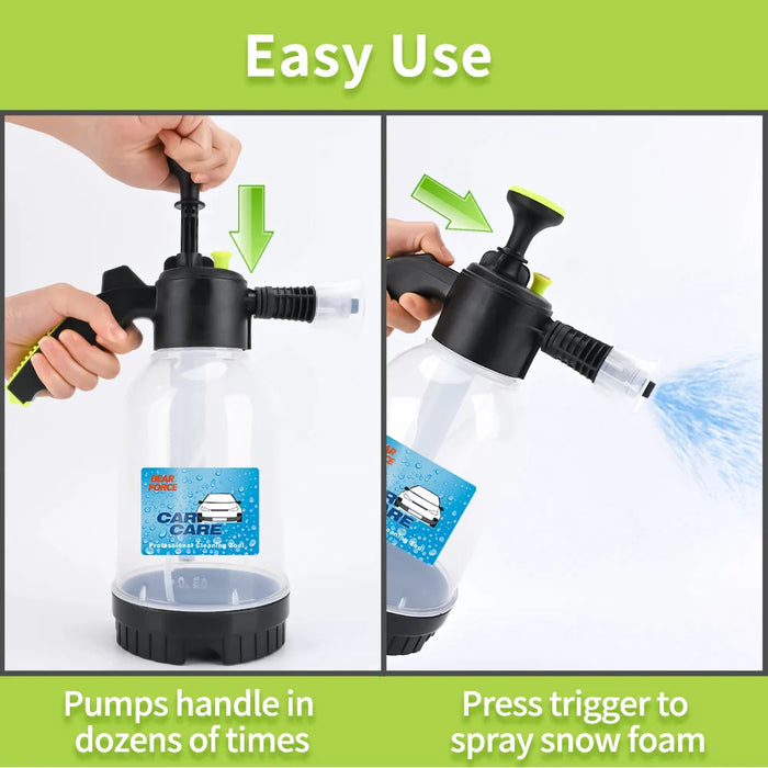 2L Hand Pump Foam Sprayer For Car Cleaning