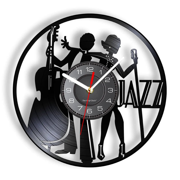 Jazz Band Performance Wall Clock