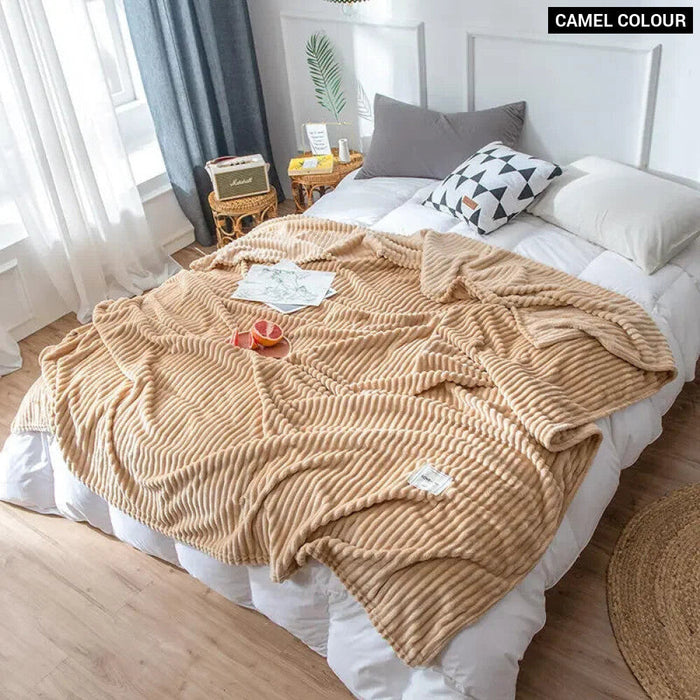 Soft Hugging Blanket For Sofas And Beds