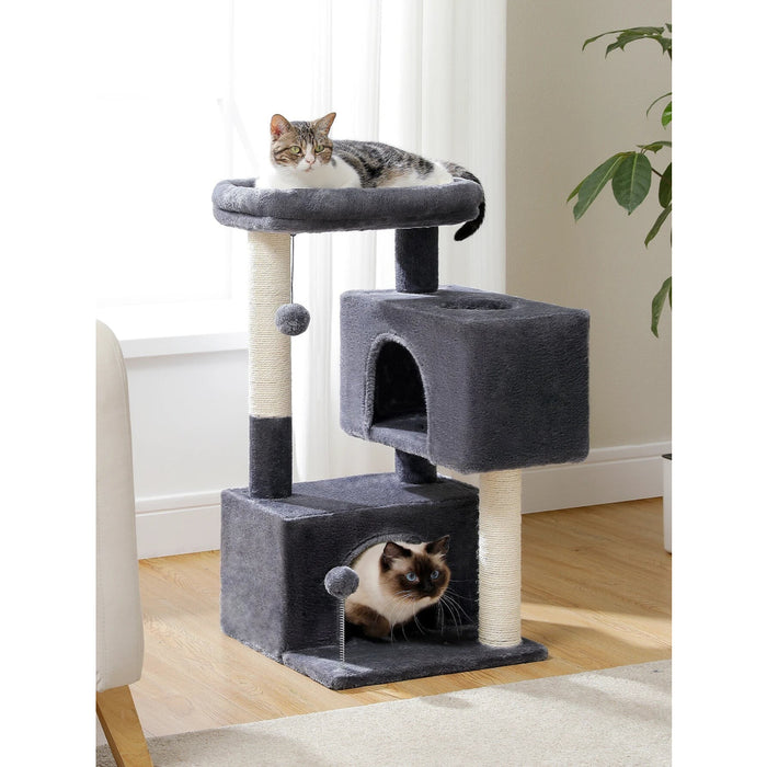 80Cm Cat Tower Double Condo Perch