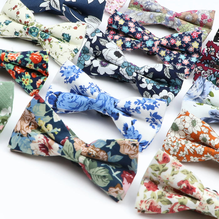 Colourful Floral Bow Ties Fashionable And Fun For Kids