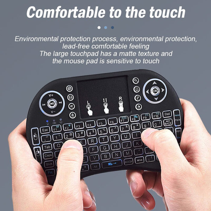 Wireless Mini Keyboard Flight Mouse 2 4g Large Touchpad Digital Computer Dry Battery USB Charging Dual Purpose Keyboard