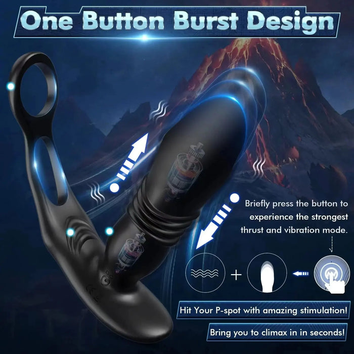 Telescopic Anal Vibrator For Men Prostate Massager