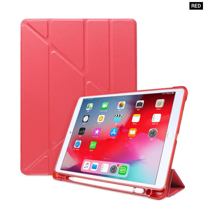 Smart Multi Fold Case For Ipad Air 5 4 With Pencil Holder 10.9 Inch A2316 A2588