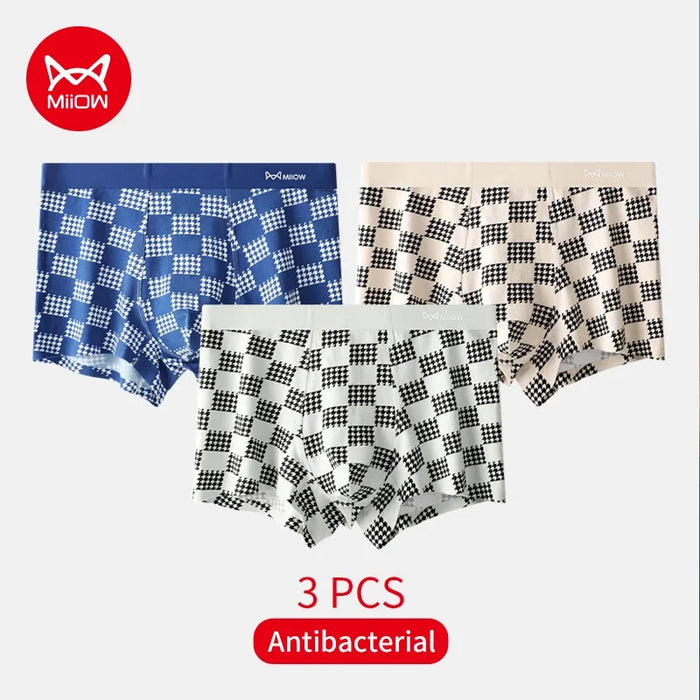 Pack Of 3 Modal Mens Boxers Antibacterial And Breathable