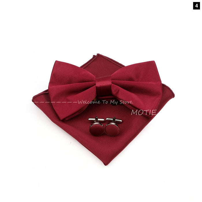 Colourful Bowtie Set For Business And Weddings