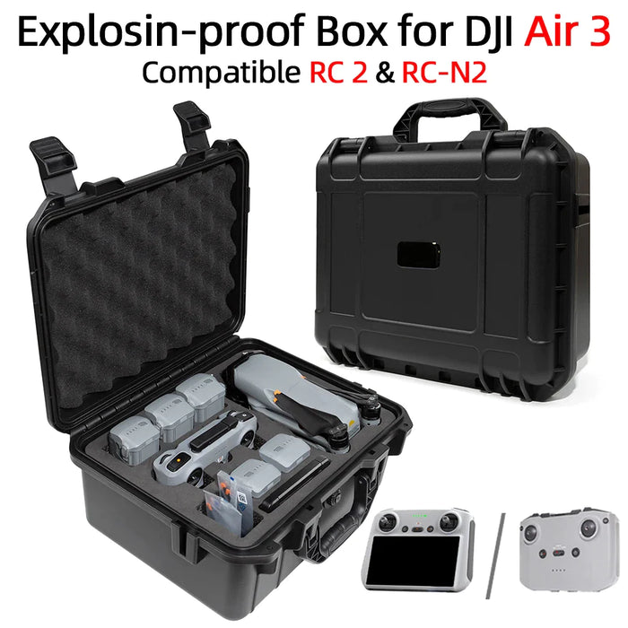 Mavic 3 Pro Air 3 Explosion Proof Box Waterproof Storage Bag For Dji Drones