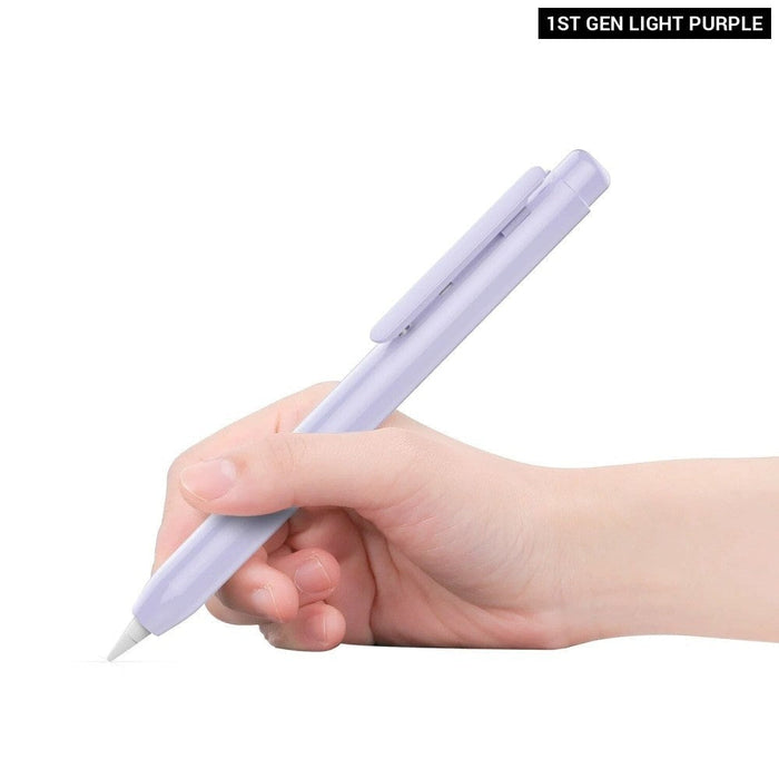 Retractable Tip Cap Protective Pencil Sleeve Cover with Sturdy Clip for Pencil 1st Gen