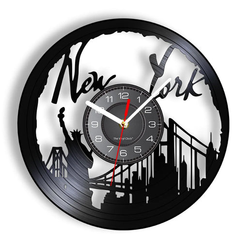 Vintage York Vinyl Wall Clock