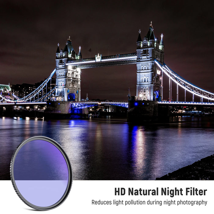 Hd Neodymium Glass Natural Night Filter Light Pollution Reduction With Anti Reflective & Anti Finger Coating