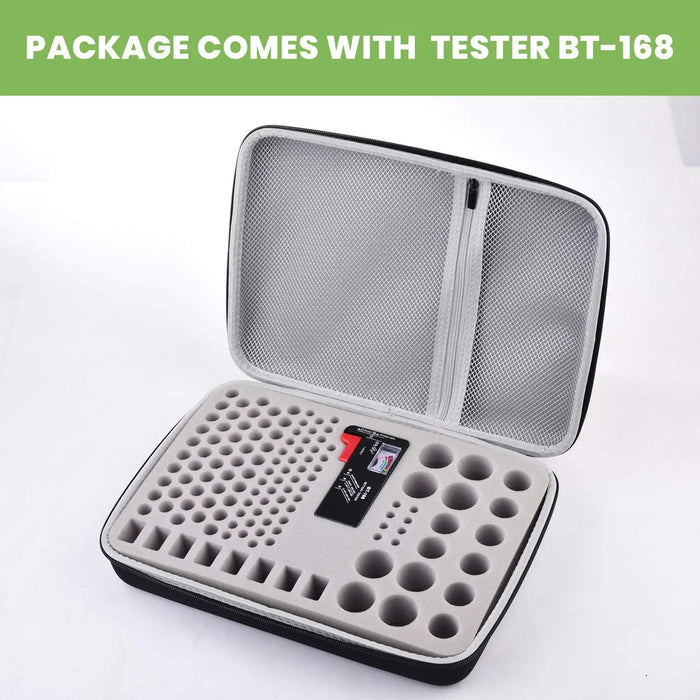 225 Battery Organizer Tester Storage Box