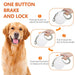 Retractable Dog Leash Heavy Duty Reflective Anti Slip