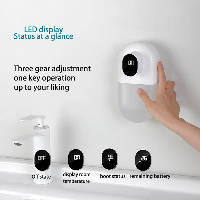 300Ml Usb Wall Mounted Touchless Soap Dispenser