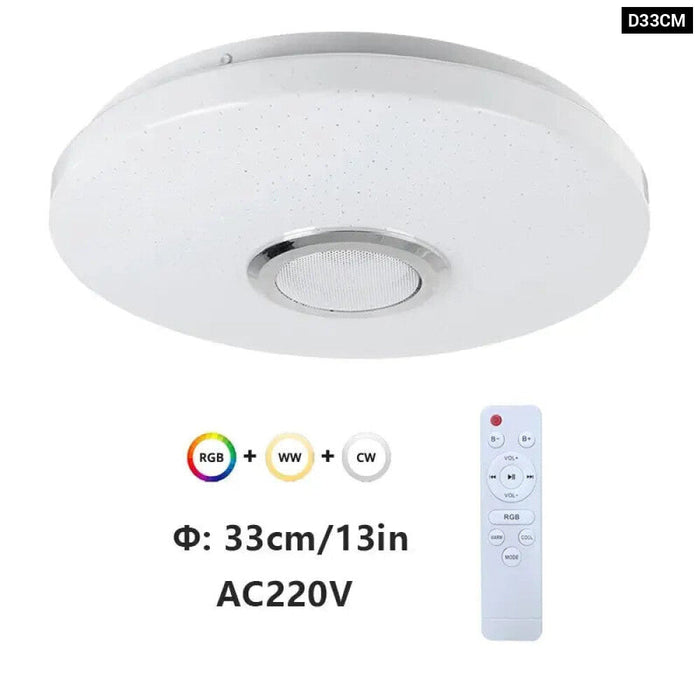 Smart Rgb Ceiling Lamps With Music And Remote 42W 60W