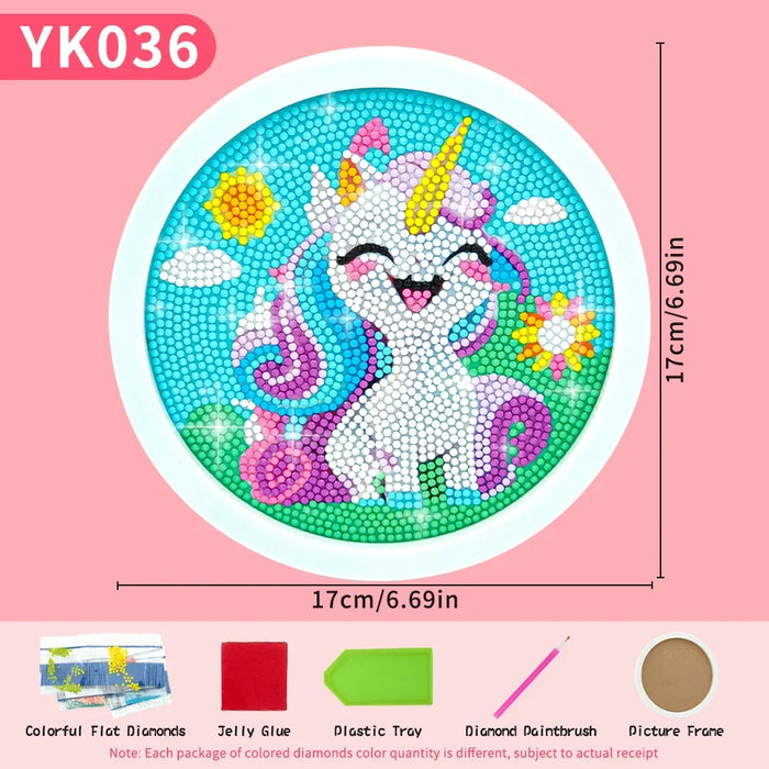 5d Unicorn Diamond Painting Kit For Kids