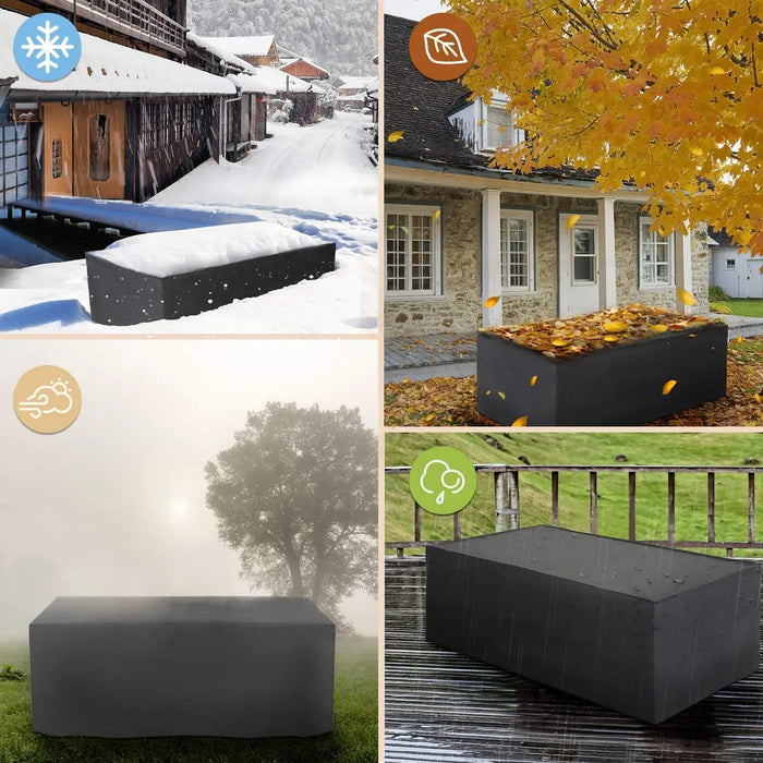 Waterproof Outdoor Patio Garden Furniture Covers 210D Rain Snow Chair covers Sofa Table Chair Dust Proof Cover