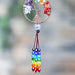 Boho Rainbow Tree Of Life Dream Catcher