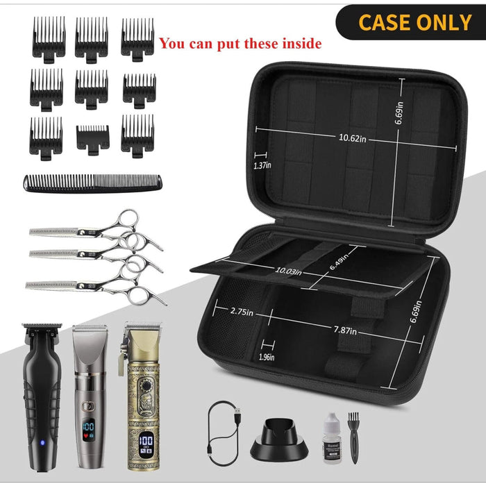 Carry Case / Storage Bag For Clippers And Supplies Mens Hair Trimmers Box Portable Clipper Barber Accessories