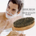 Boar Bristle Beard Brush And Comb Set With Bag