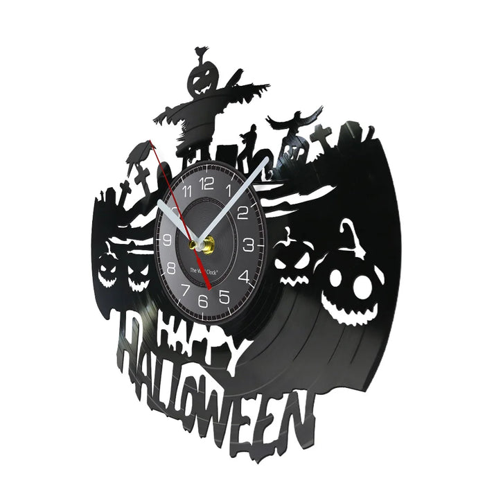 Handmade Gothic Vampire Bat Wall Clock