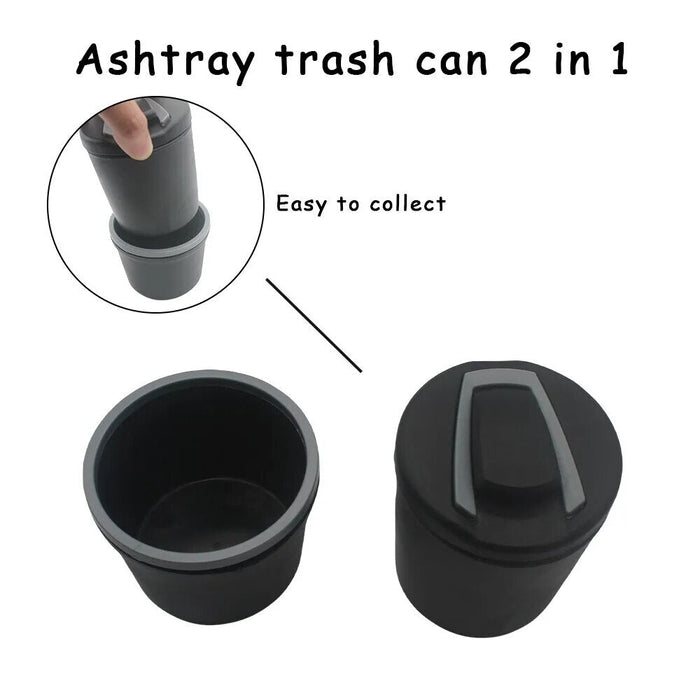 1 Pcs Portable Automatic Light Indicator Ashtray For Car