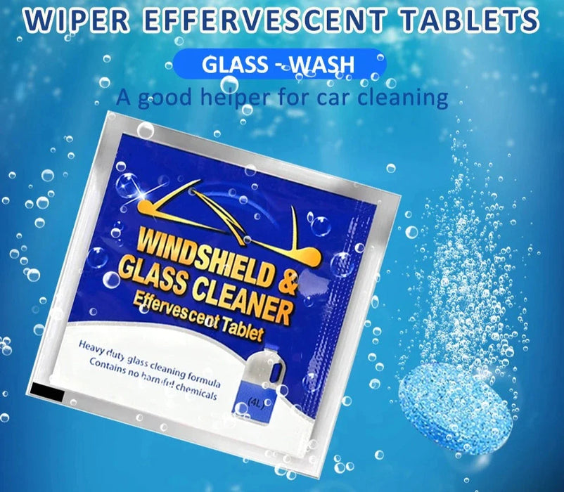 Effervescent Windshield Cleaner For Cars