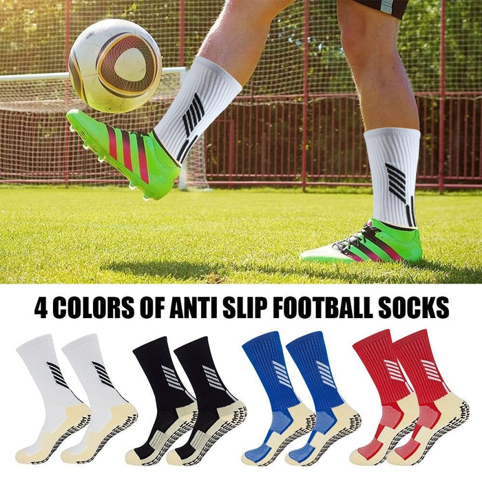 1 Pair Non-skid Anti-slip Athletic Sock With Grips For Yoga Gym