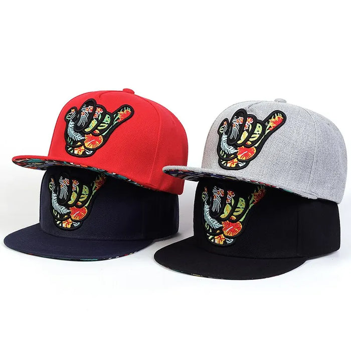 Adjustable Colourful Embroidered Baseball Cap / Hat