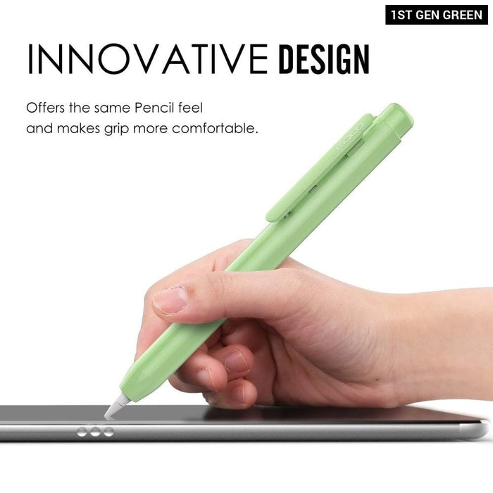 Retractable Tip Cap Protective Pencil Sleeve Cover with Sturdy Clip for Pencil 1st Gen