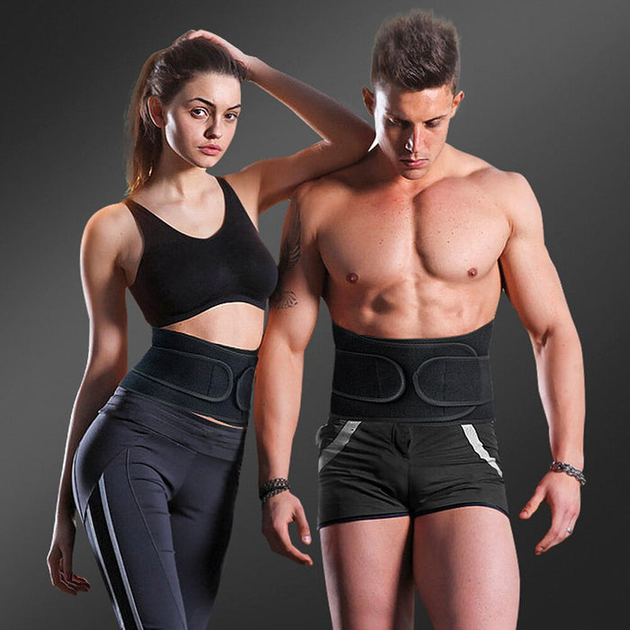 Breathable Dual Adjustable Compression Waist Support Belt For Sports Safety Protection