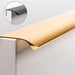 Zinc Alloy Hidden Cabinet Handles Sleek Kitchen Upgrade