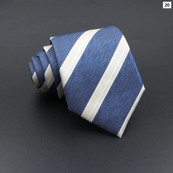 Classic Jacquard Plaid Tie For Business Weddings And Daily Wear