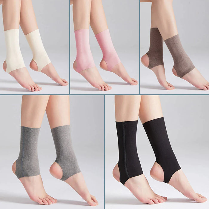 1 Pair Ultra-Thin Ankle Sleeves For Men Women Support In Plantar Fasciitis Achilles Tendon