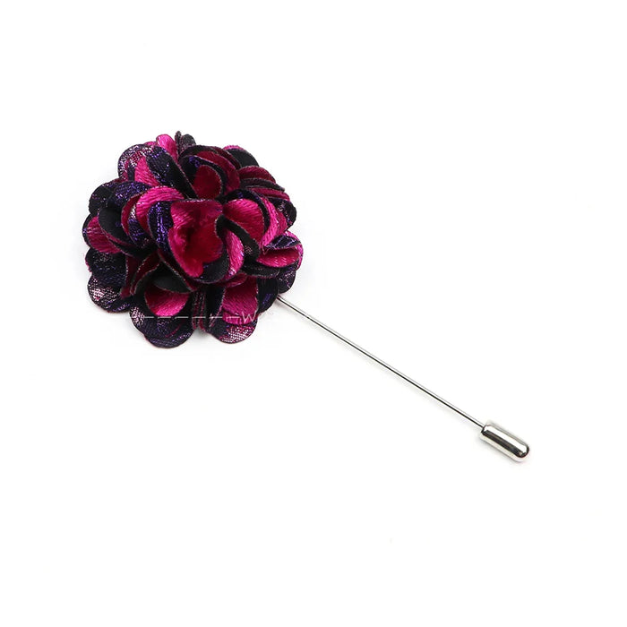 Handmade Romantic Flower Brooch Mens Wedding Suit Accessory